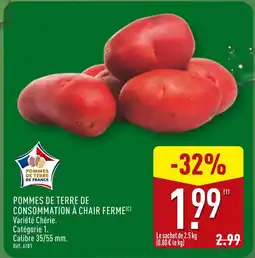 ALDI Pommes de terre de consommation à chair ferme offre