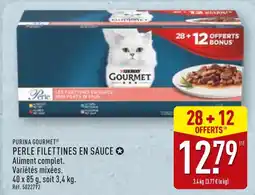 ALDI PURINA GOURMET Perle Filettines en Sauce offre