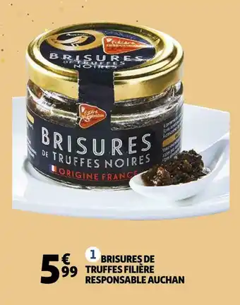 Auchan Auchan brisures de truffes offre