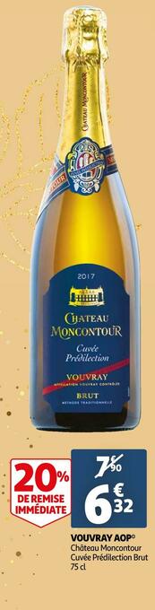 Auchan Château moncontour vouvray aop offre