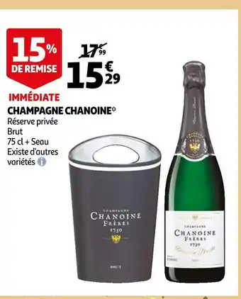 Auchan Chanoine champagne offre