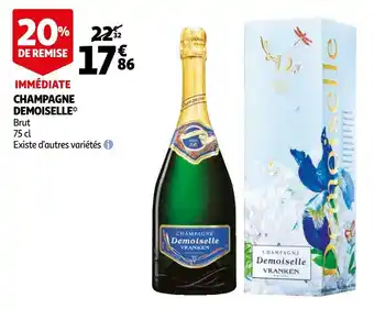 Auchan Demoiselle vranken champagne offre