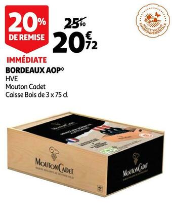 Mouton cadet bordeaux aop