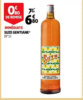 Auchan Suze gentiane offre