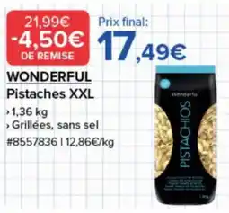 Costco WONDERFUL Pistaches XXL offre