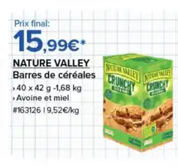 Costco NATURE VALLEY Barres de céréales offre