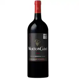 E.Leclerc Magnum Mouton Cadet, 2022 - Bordeaux AOP - Rouge - 1.5 L offre