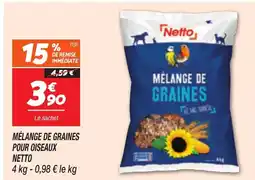 Netto NETTO Mélange de graines pour oiseaux offre