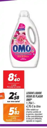 Netto OMO Lessive liquide rosir de plaisir offre