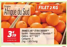 Netto Orange à jus offre