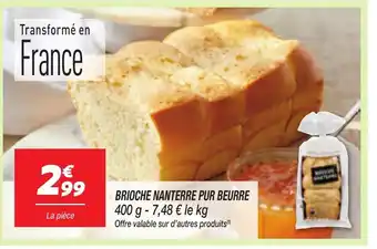 Netto Brioche nanterre pur beurre offre