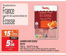Netto NETTO Saumon fumé écosse offre