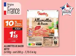 Netto NETTO Allumettes de bacon offre