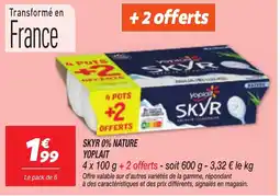 Netto YOPLAIT Skyr 0% nature offre