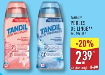 ALDI TANDIL Perles de linge offre