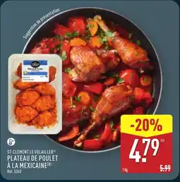ALDI ST-CLÉMENT LE VOLAILLE Plateau de poulet à la mexicaine(d) offre
