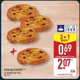 ALDI Pain aux raisins offre