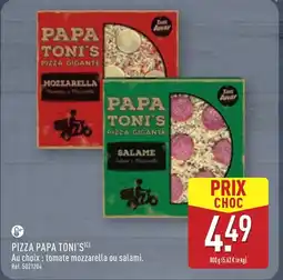 ALDI Pizza papa toni's offre