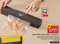 Gifi Machine sous vide homday offre