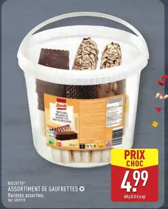 ALDI BISCOTTO Assortiment de gaufrettes offre