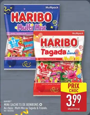 ALDI HARIBO Mini sachets de bonbons offre