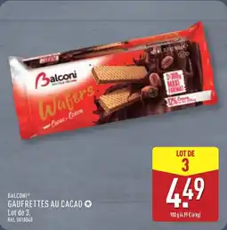 ALDI BALCONI Gaufrettes au cacao offre