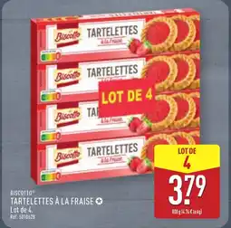 ALDI BISCOTTO Tartelettes à la fraise offre