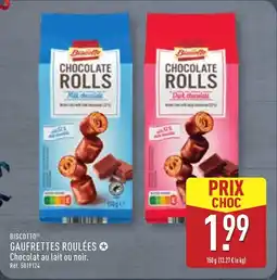 ALDI BISCOTTO Gaufrettes roulées offre