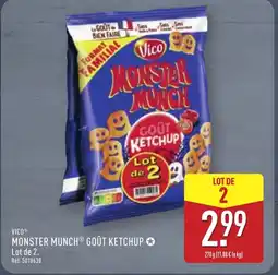 ALDI VICO Monster munch goût ketchup offre