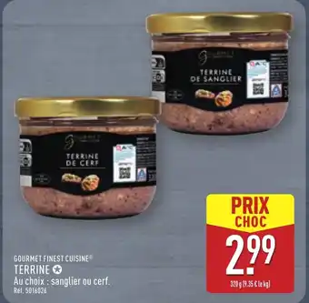 ALDI GOURMET FINEST CUISINE Terrine offre