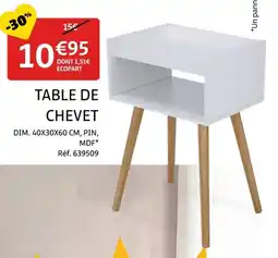 Gifi Table de chevet offre