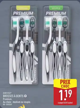 ALDI DENTITEX Brosses à dents offre