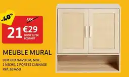 Gifi Meuble mural offre
