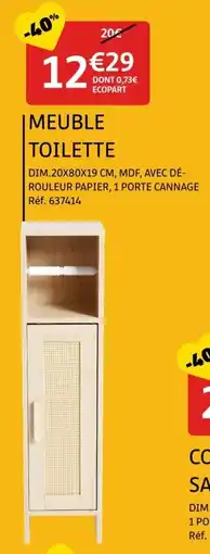Gifi Meuble toilette offre