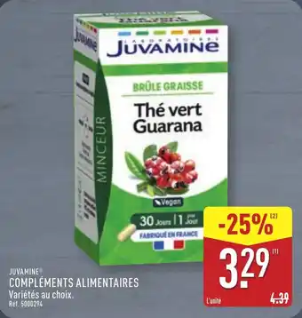 ALDI JUVAMINE Compléments alimentaires offre