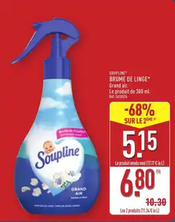 ALDI SOUPLINE Brume de linge offre