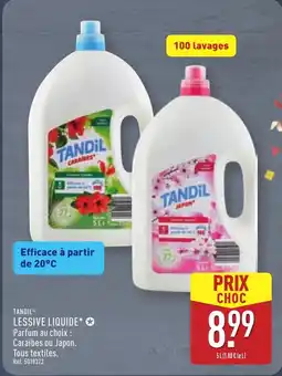 ALDI TANDIL Lessive liquide offre