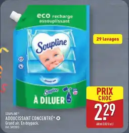 ALDI SOUPLINE Adoucissant concentré offre