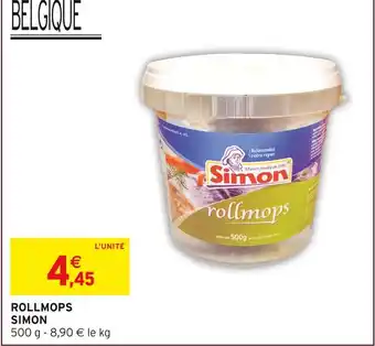 Intermarché Simon Rollmops offre