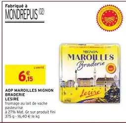 Intermarché LESIRE AOP Maroilles offre
