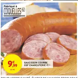 Intermarché CGF Charcuterie Saucisson Courbe offre