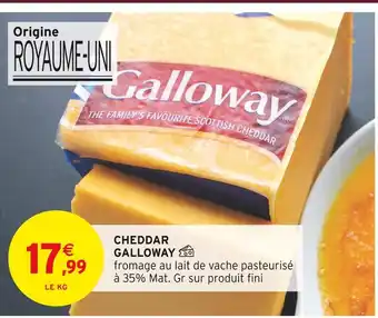 Intermarché Galloway Cheddar offre