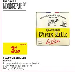 Intermarché Lesire Quart Vieux Lille offre