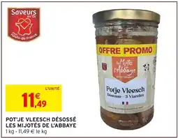 Intermarché Les Mijotés de l'Abbaye Pot'je Vleesch Désossé - 3 Viandes offre