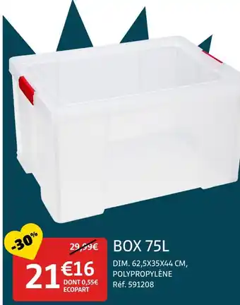 Gifi Box 75l offre