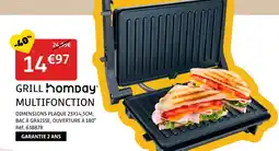 Gifi Homday Grill multifonction offre