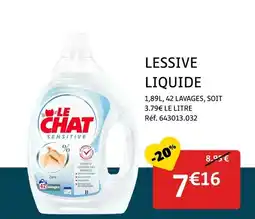 Gifi LE CHAT Lessive liquide sensitive offre
