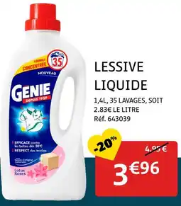 Gifi GENIE Lessive liquide offre