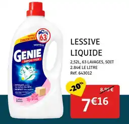 Gifi GENIE Lessive liquide Lotus Roses offre