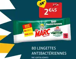 Gifi St MARC 80 lingettes antibactériennes offre